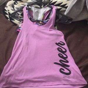 Cheer tank top
